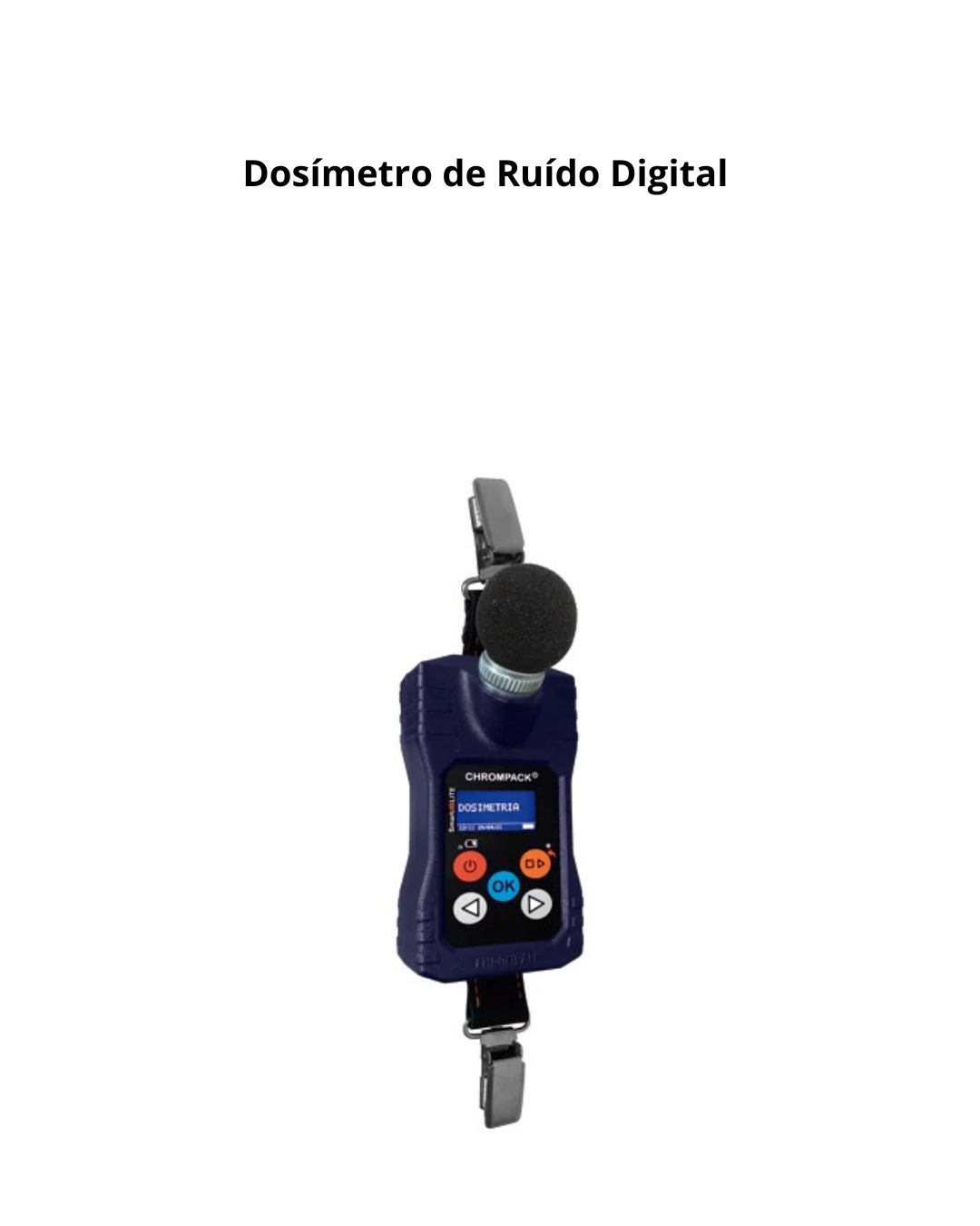 Dosímetro de ruído digital