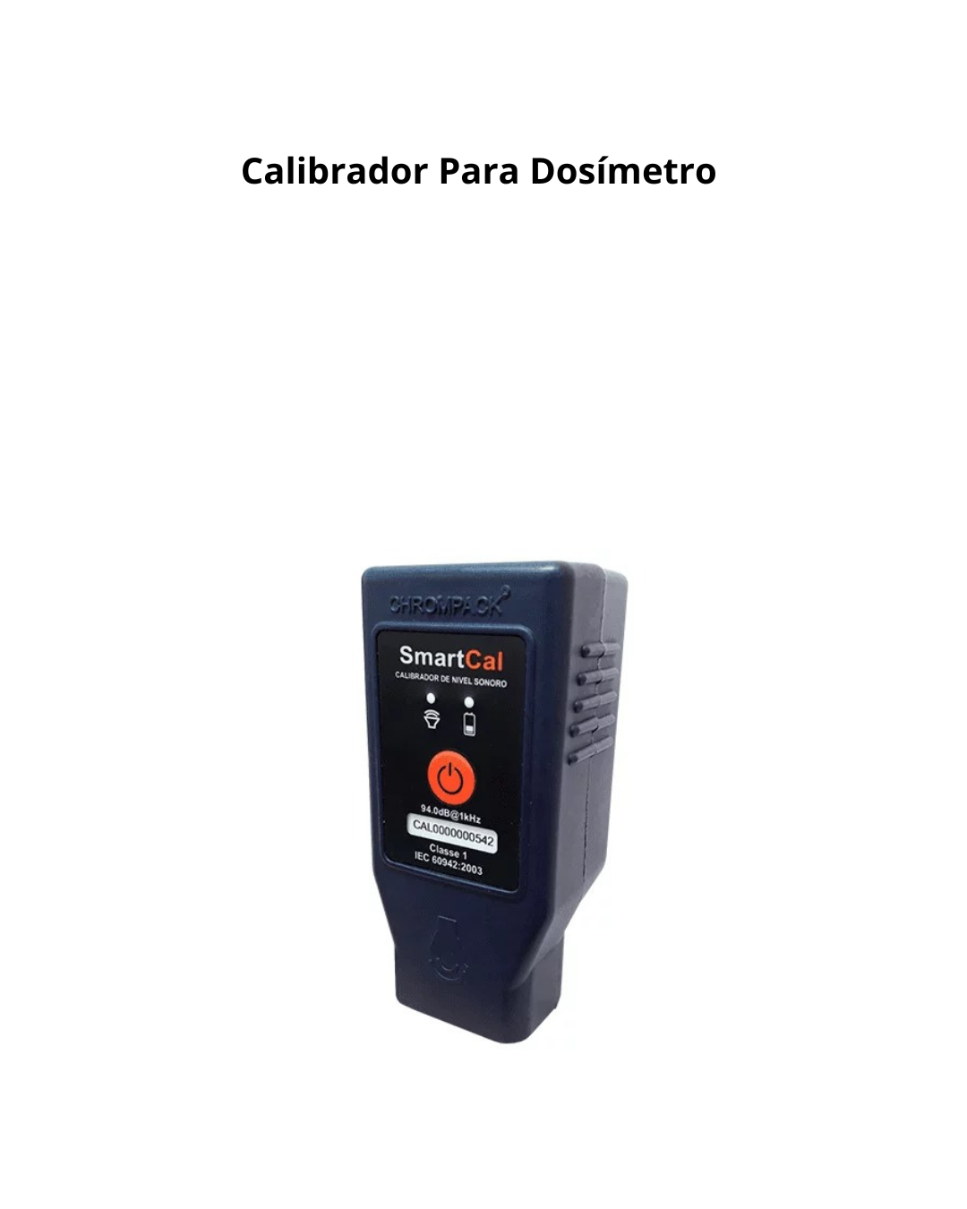 calibrador para dosimetro